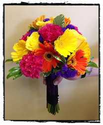 Summer Bridal Bouquet Flower Power, Florist Davenport FL